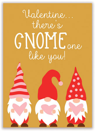 Valentine's Day Exchange Cards by Little Lamb Designs (Valentine Gnomes)